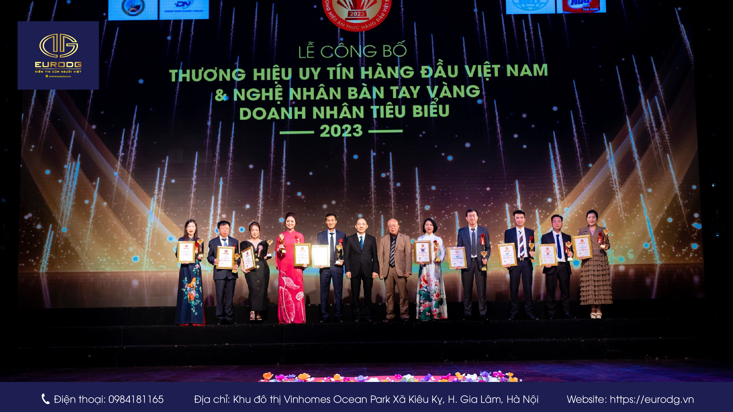 THƯƠNG HIỆU EURODG VINH DỰ ĐÓN CHỨNG NHẬN SẢN PHẨM CHẤT LƯỢNG, UY TÍN HÀNG ĐẦU VIỆT NAM